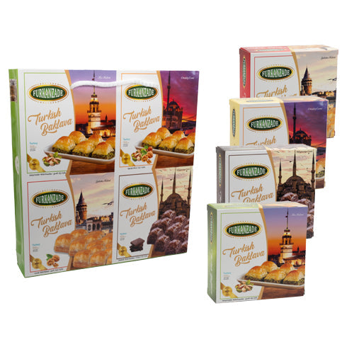 263  Geniş Çantalı 4&#8217;lü Baklava Seti