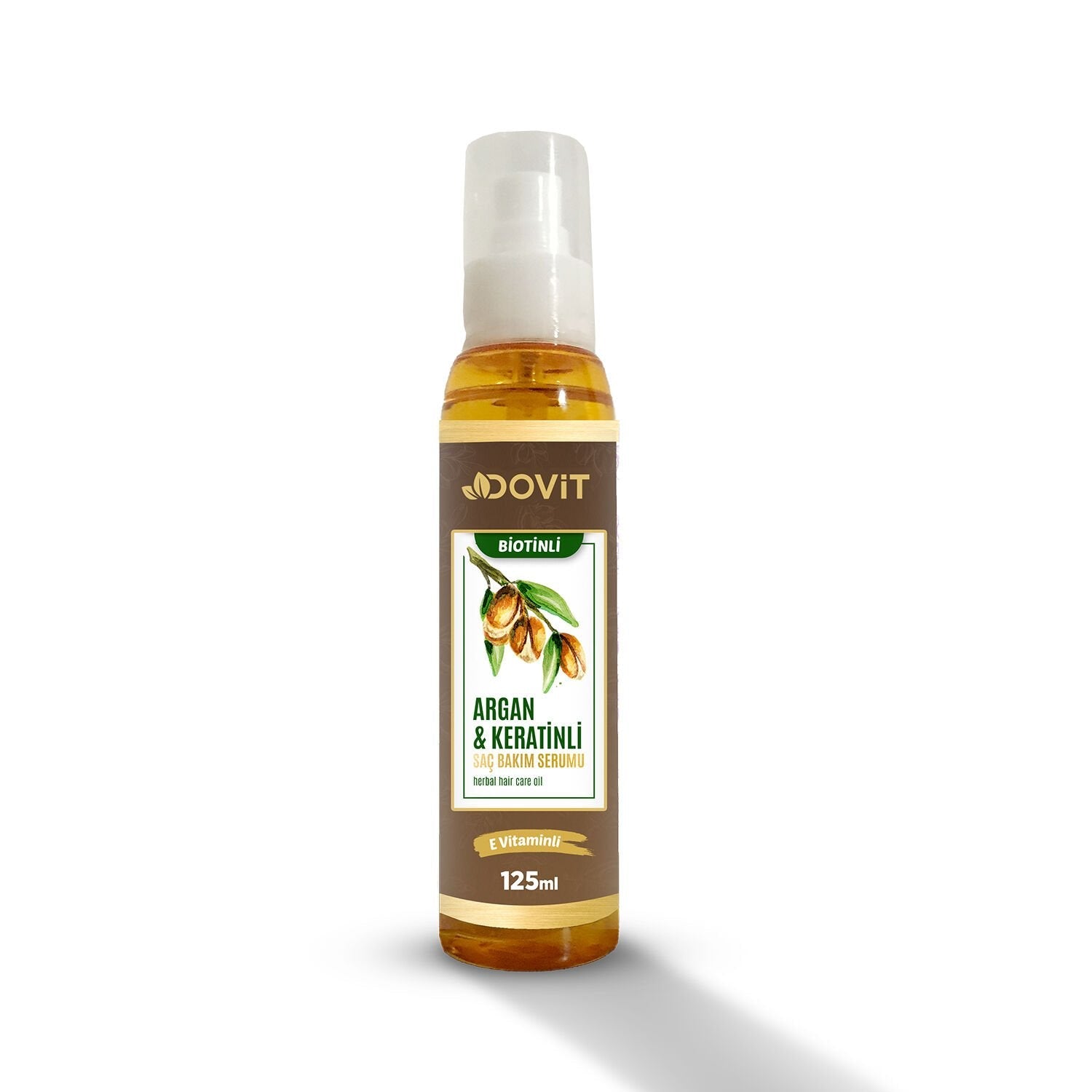 DOVİT ARGAN KERATİN SAÇ BAKIM SERUMU 125 ML-12 Adet