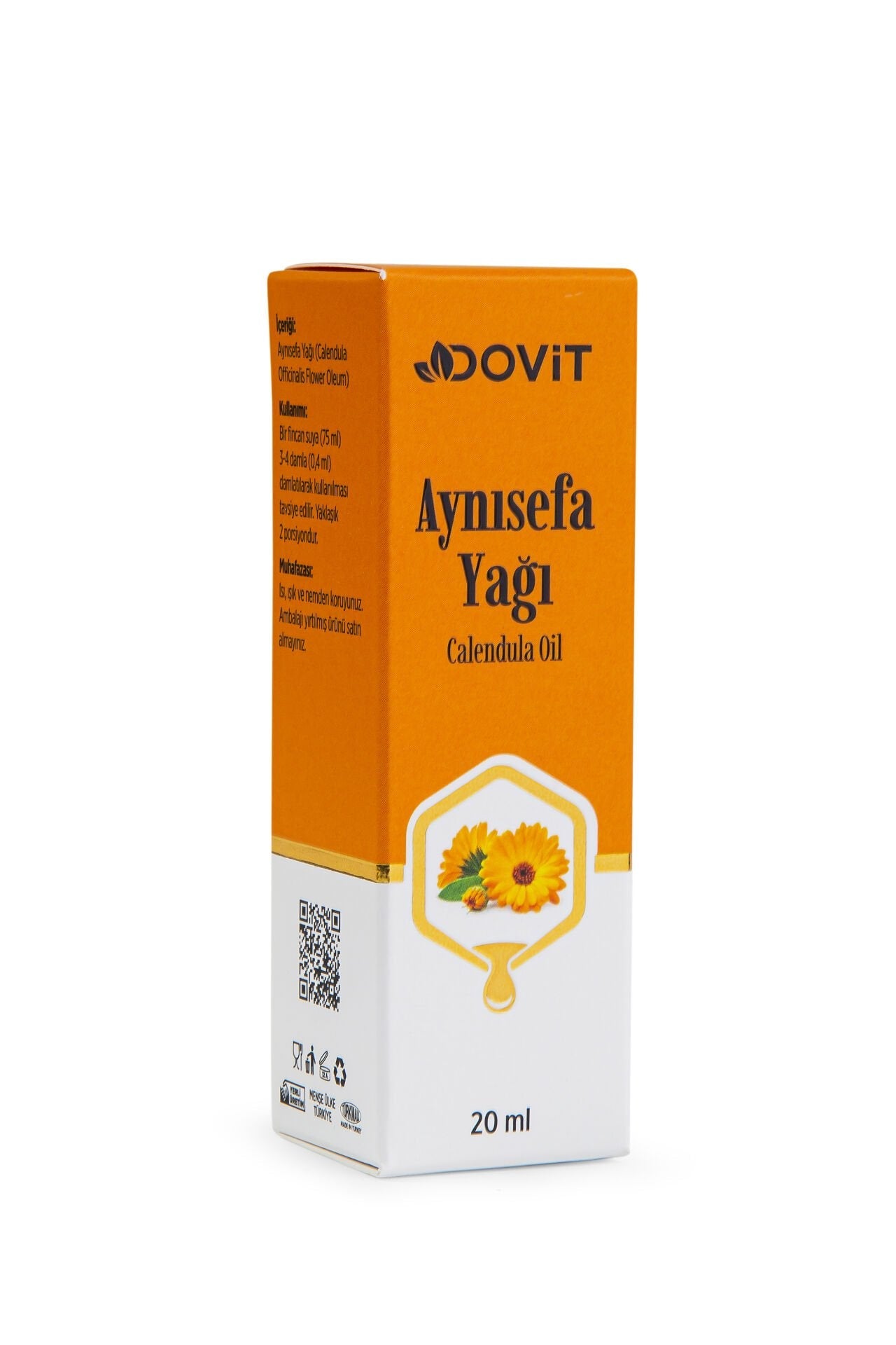 DOVİT AYNISEFA YAĞI 20 ML (DİSTİLASYON)-12 Adet