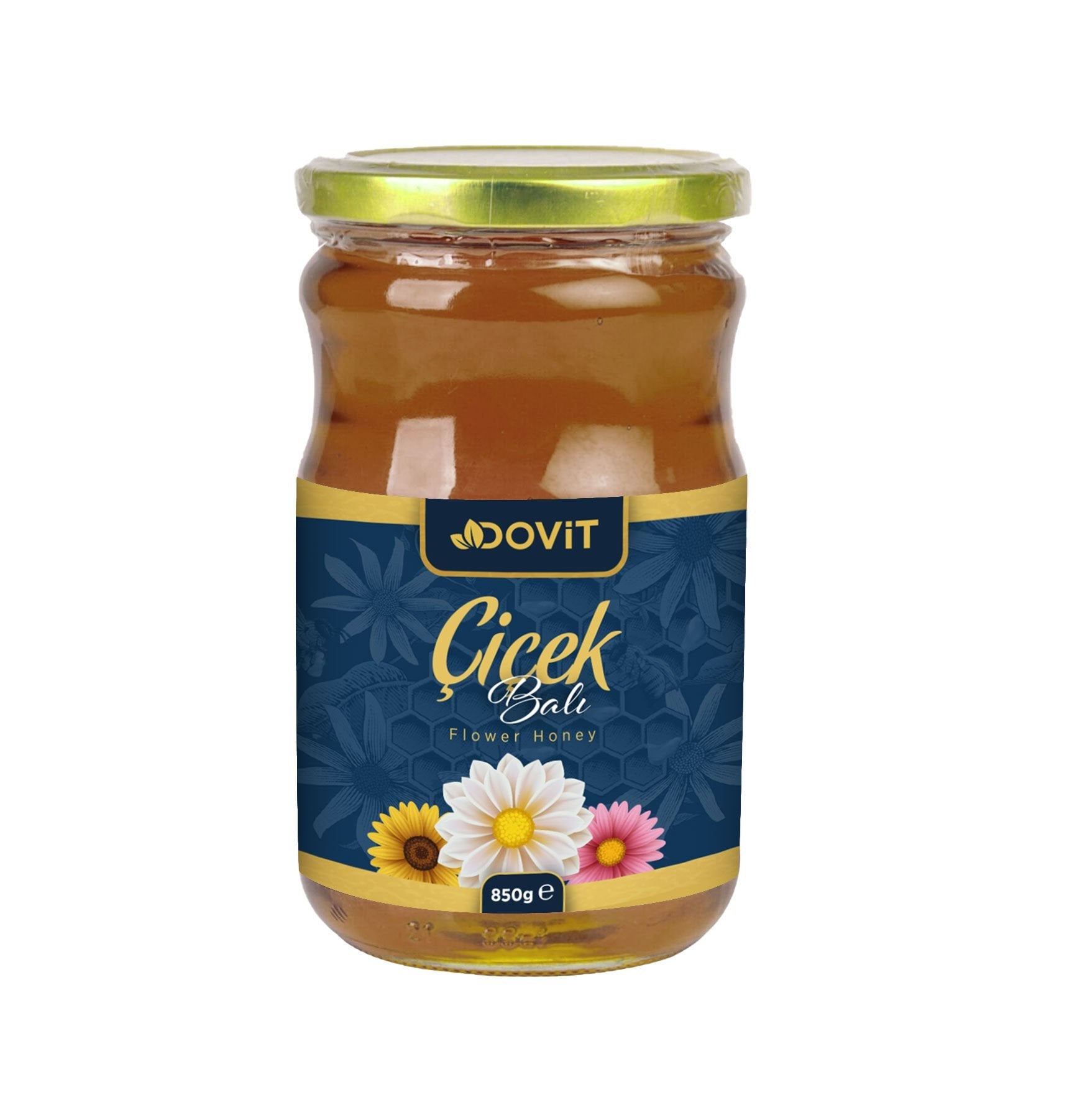 DOVİT SÜZME ÇİÇEK BALI 850 GR-12 Adet