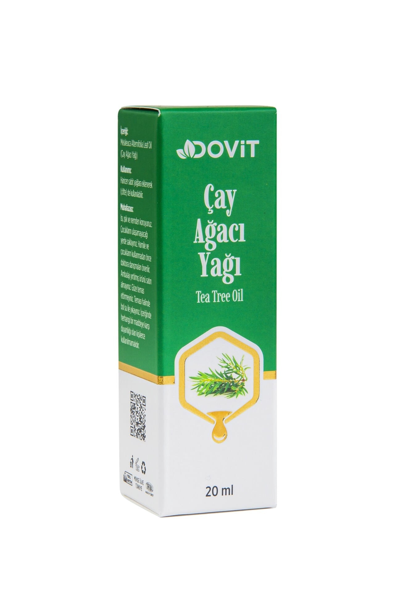 DOVİT ÇAY AĞACI YAĞI 20 ML (DİSTİLASYON)-12 Adet