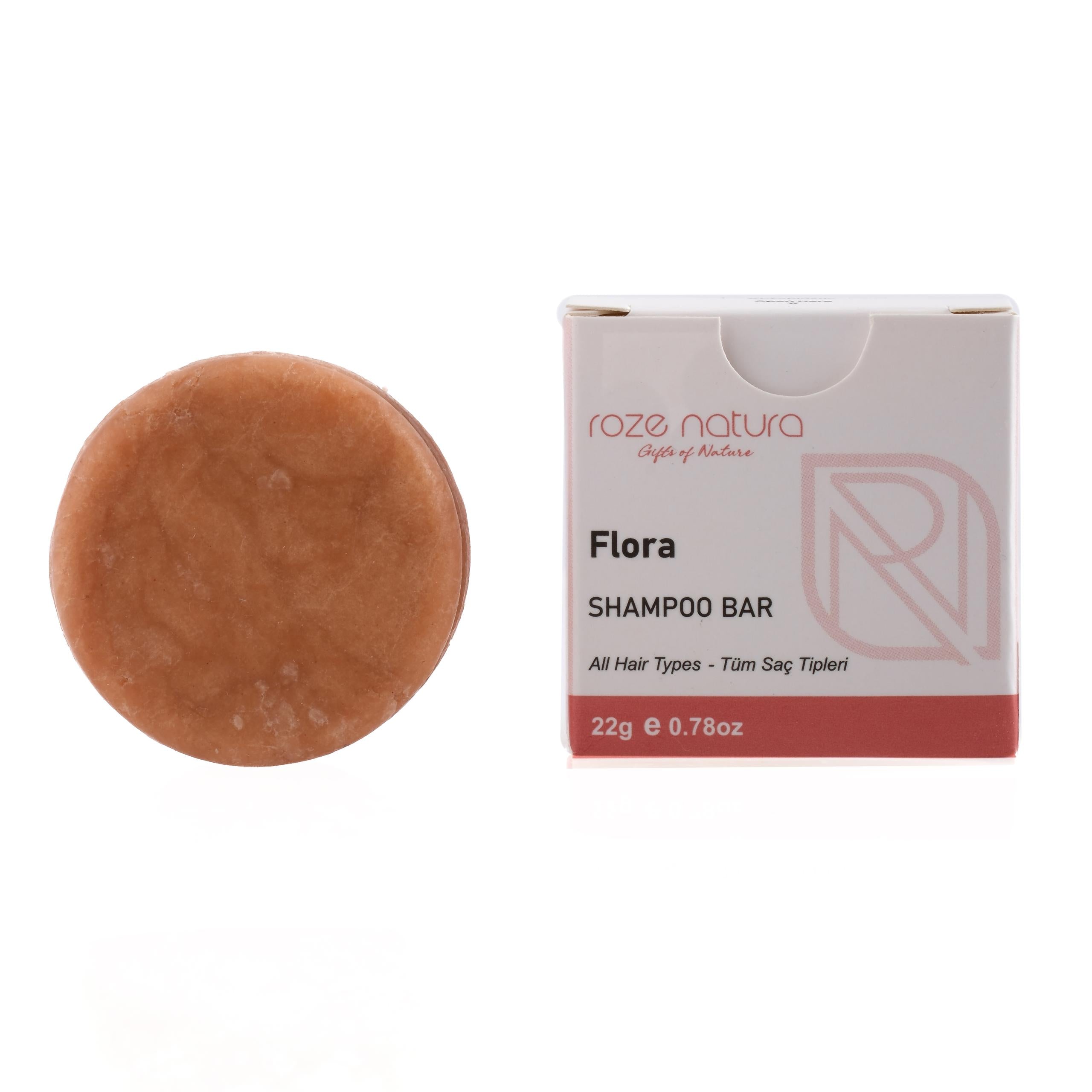 Flora Katı Şampuan 22 g - 12 Adet