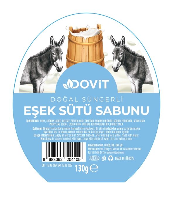 DOVİT EŞEK SÜTÜ SABUNU-12 Adet