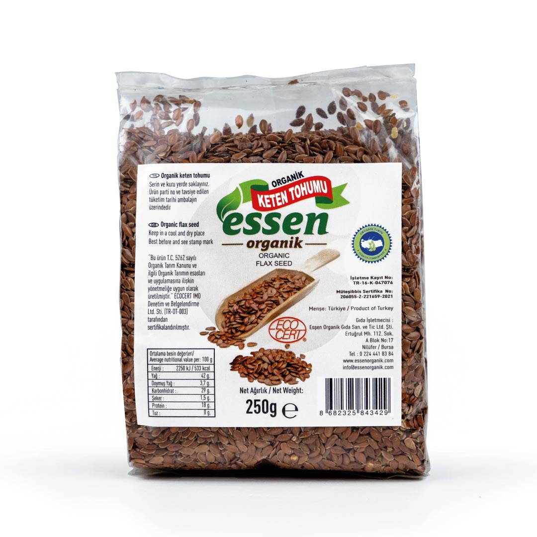 ESSEN - Organik Keten Tohumu 250 Gr - 12 Adet