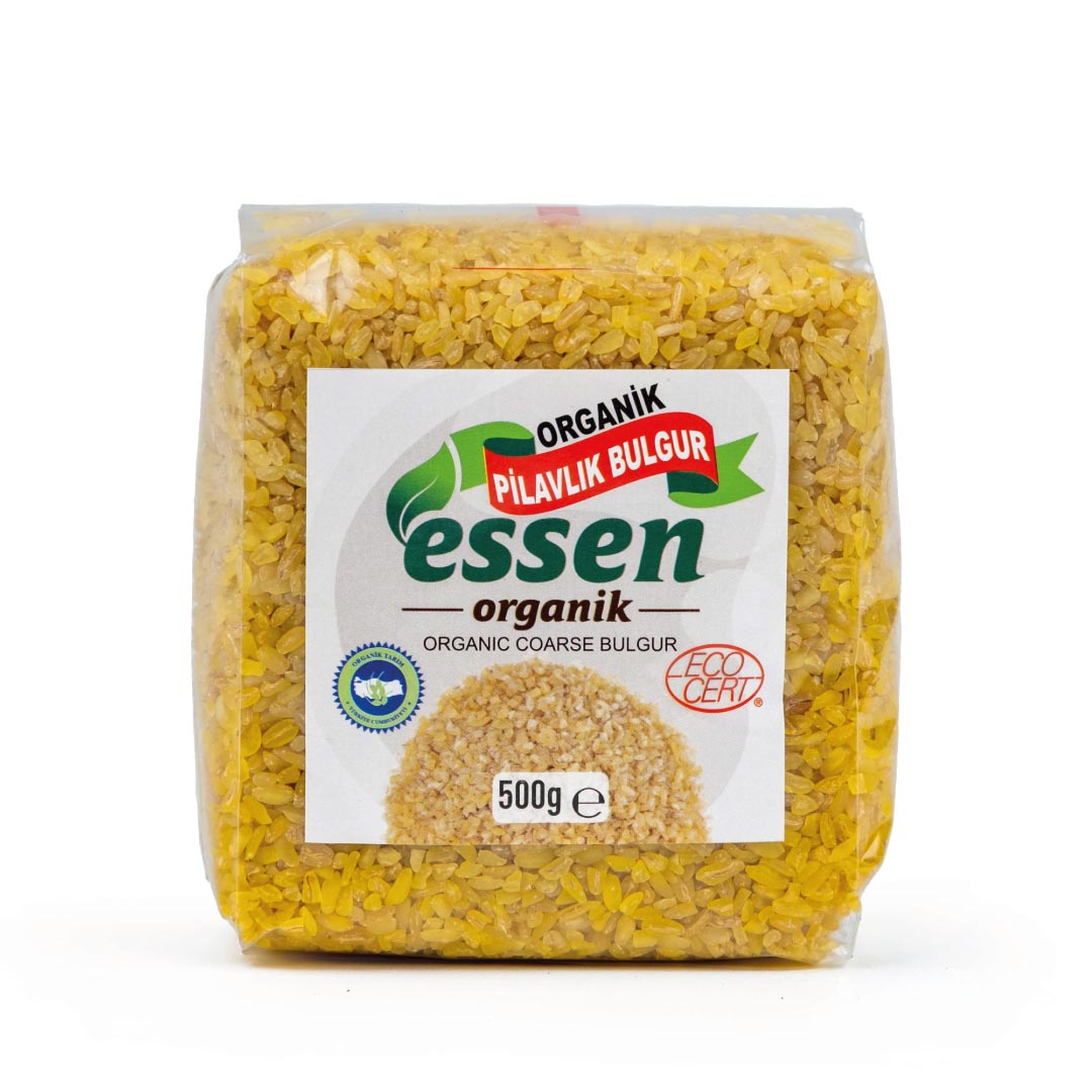 ESSEN - Organik Pilavlık Bulgur 500 Gr - 12 Adet