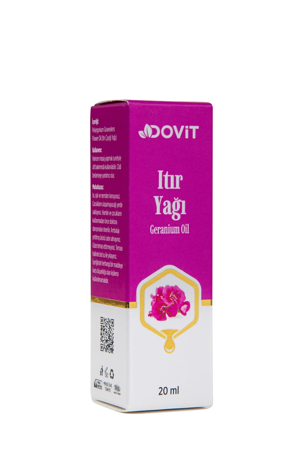 DOVİT ITIR YAĞI 20 ML (DİSTİLASYON)-12 Adet