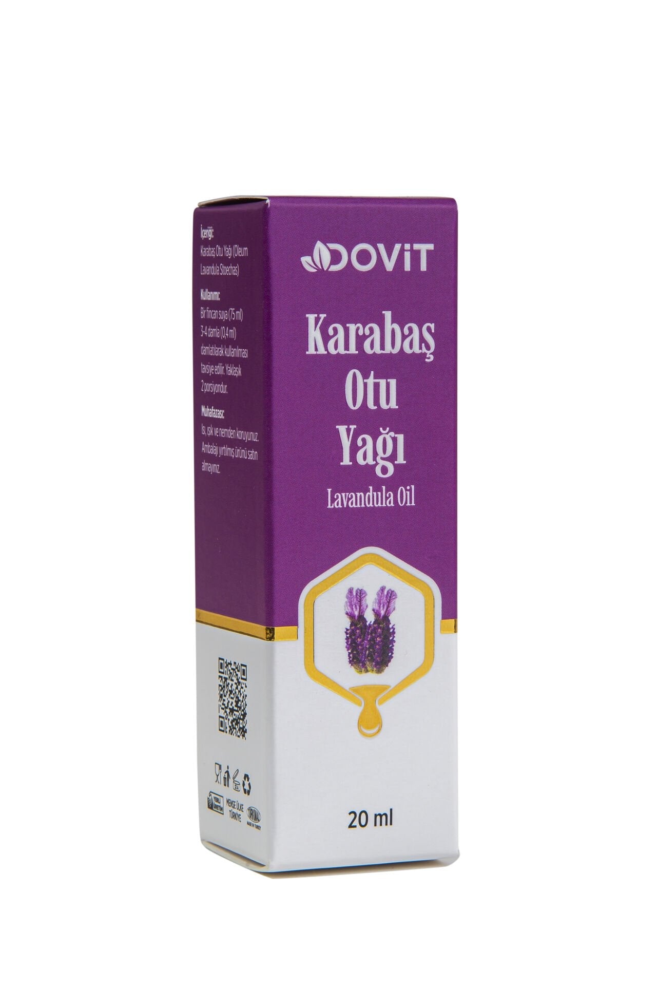 DOVİT KARABAŞ OTU YAĞI 20 ML (DİSTİLASYON)-12 Adet