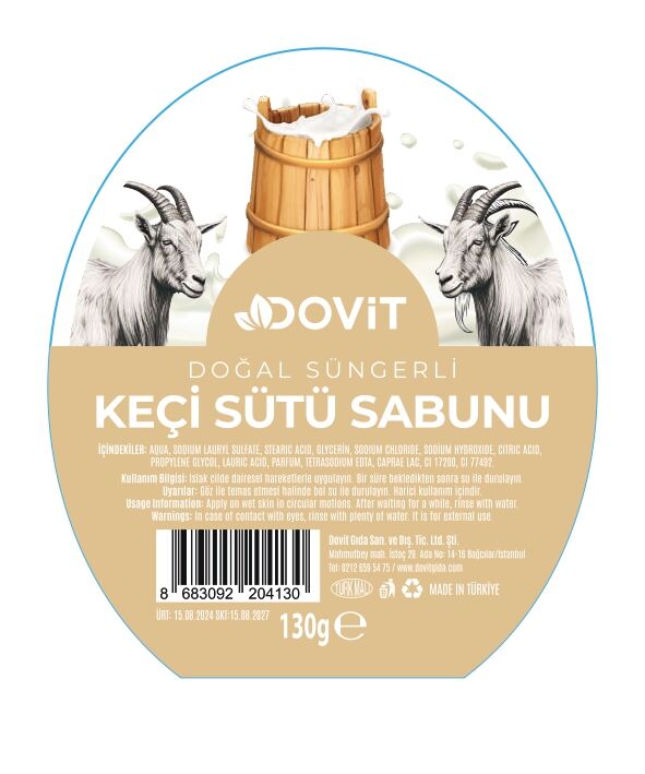 DOVİT KEÇİ SÜTÜ SABUNU-12 Adet