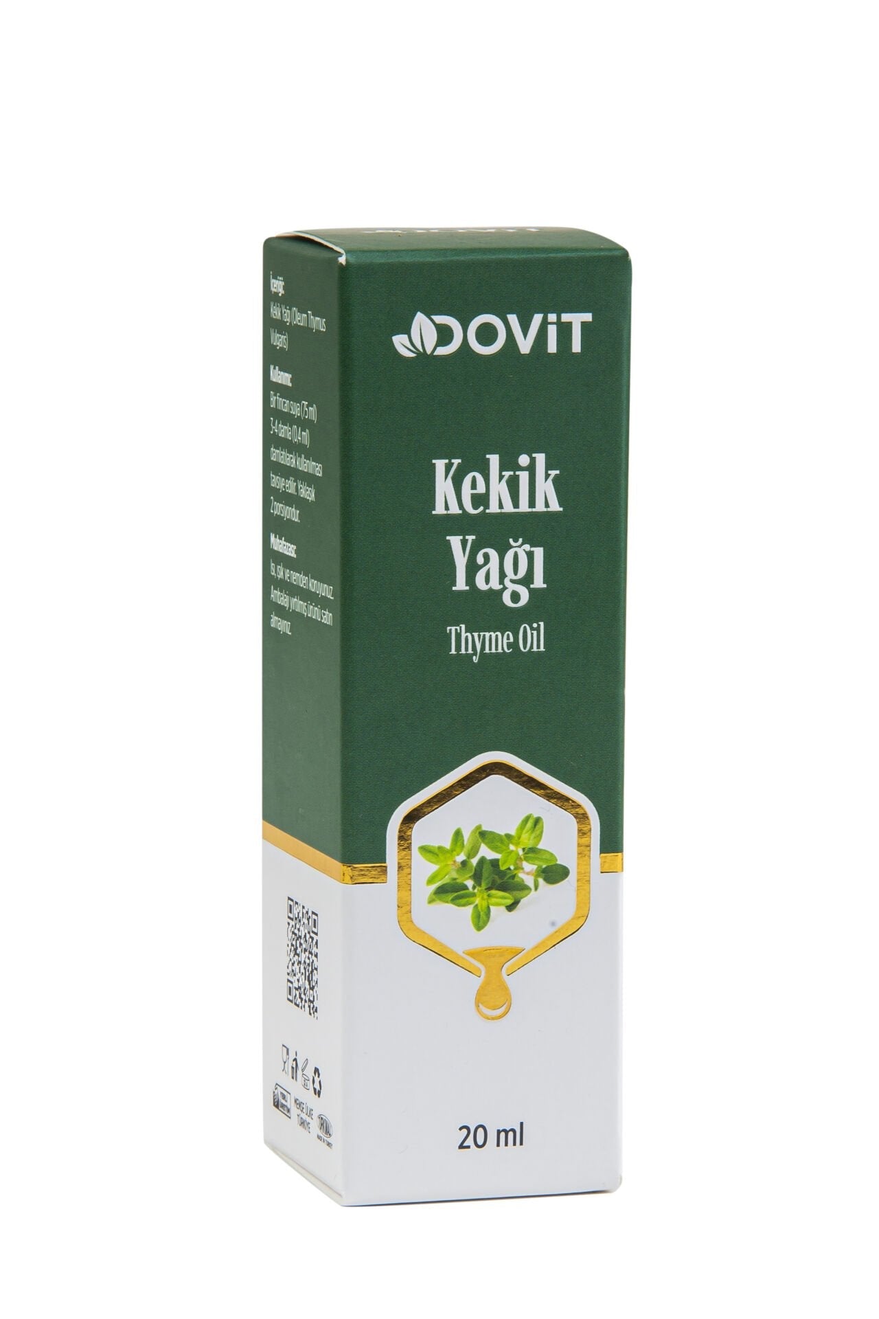 DOVİT KEKİK YAĞI 20 ML (DİSTİLASYON)-12 Adet