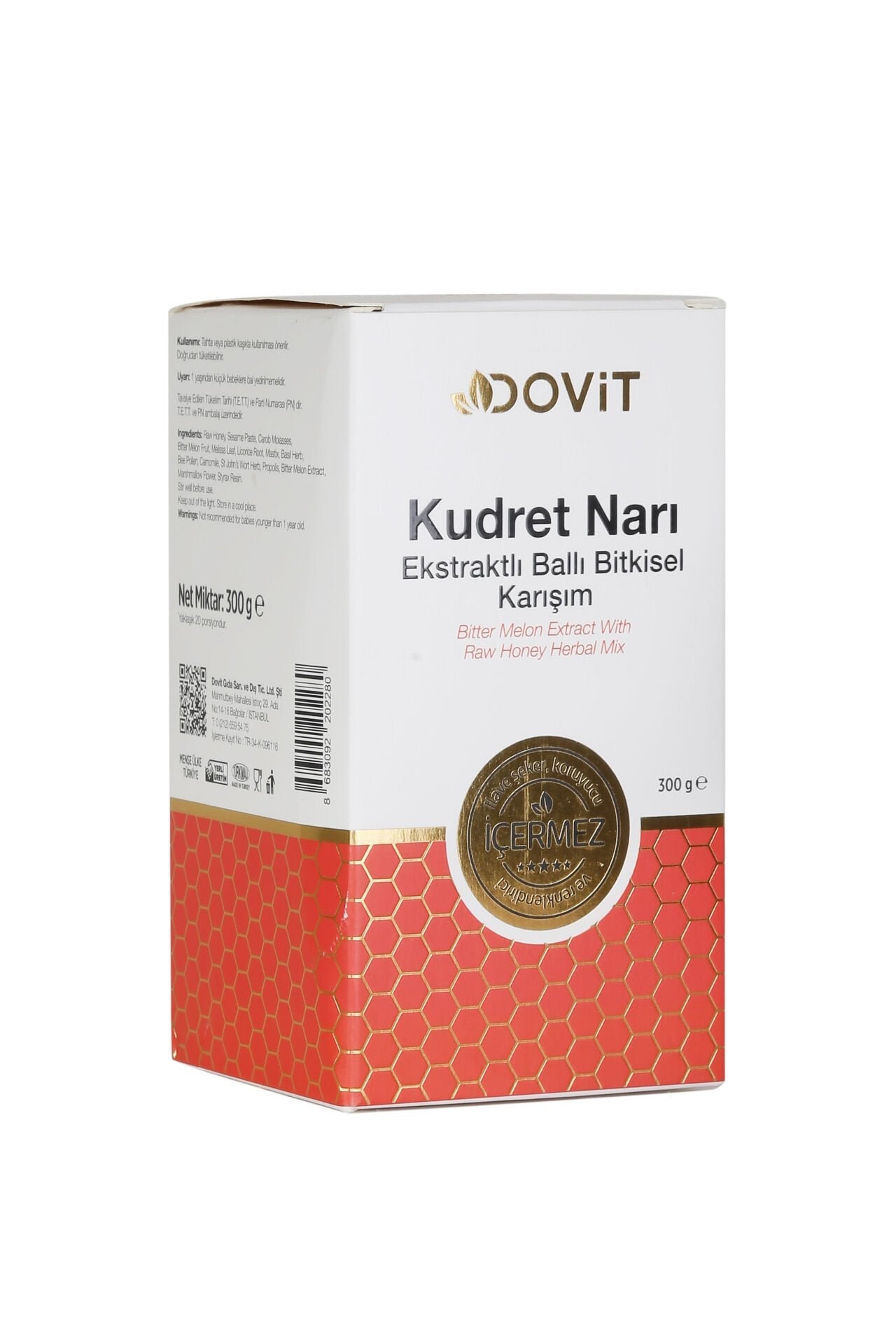DOVİT ZEYTİN YAĞLI KUDRET NARI 300 GR-12 Adet