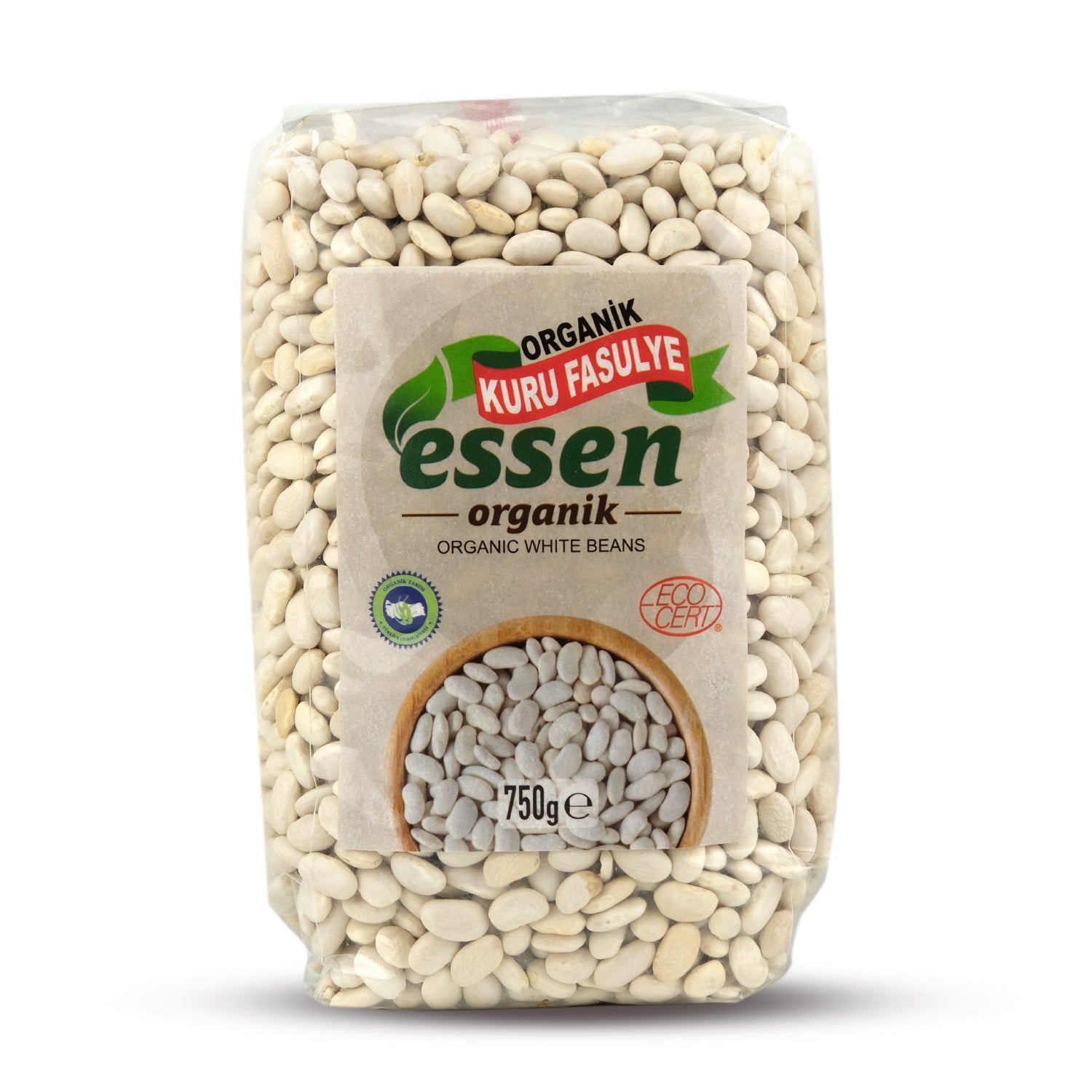 ESSEN - Organik Kuru Fasulye 750 Gr - 12 Adet