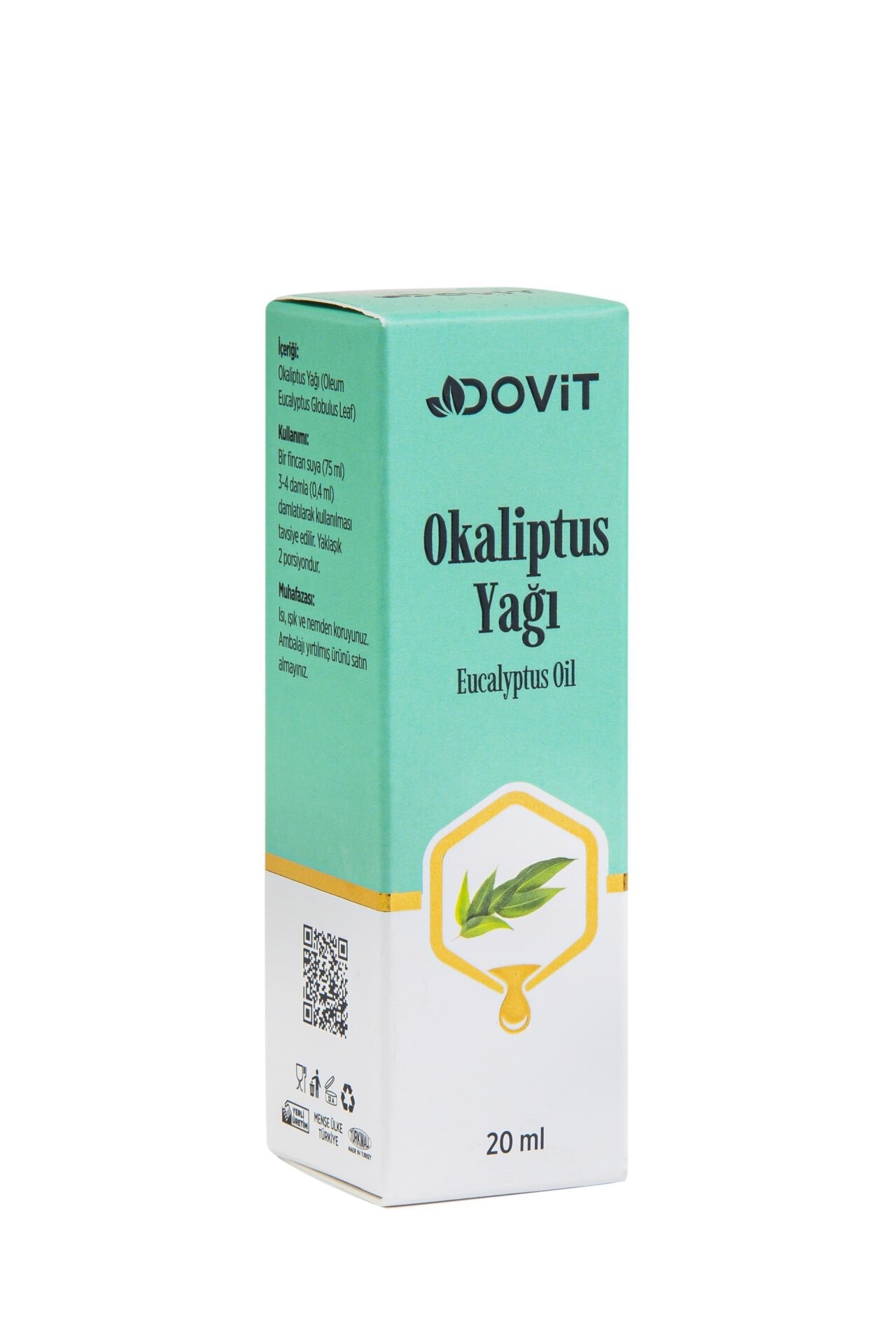 DOVİT OKALİPTUS YAĞI 20 ML (DİSTİLASYON)-12 Adet