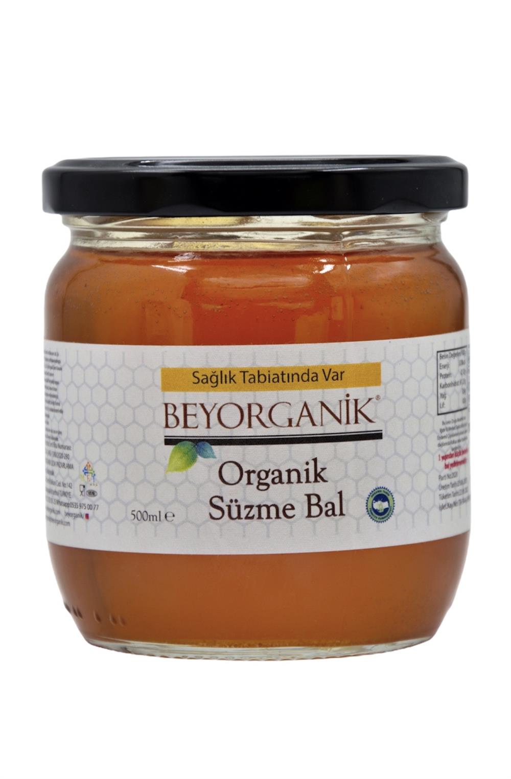 BEYORGANİK-Organik Bal 500gr-12 Adet
