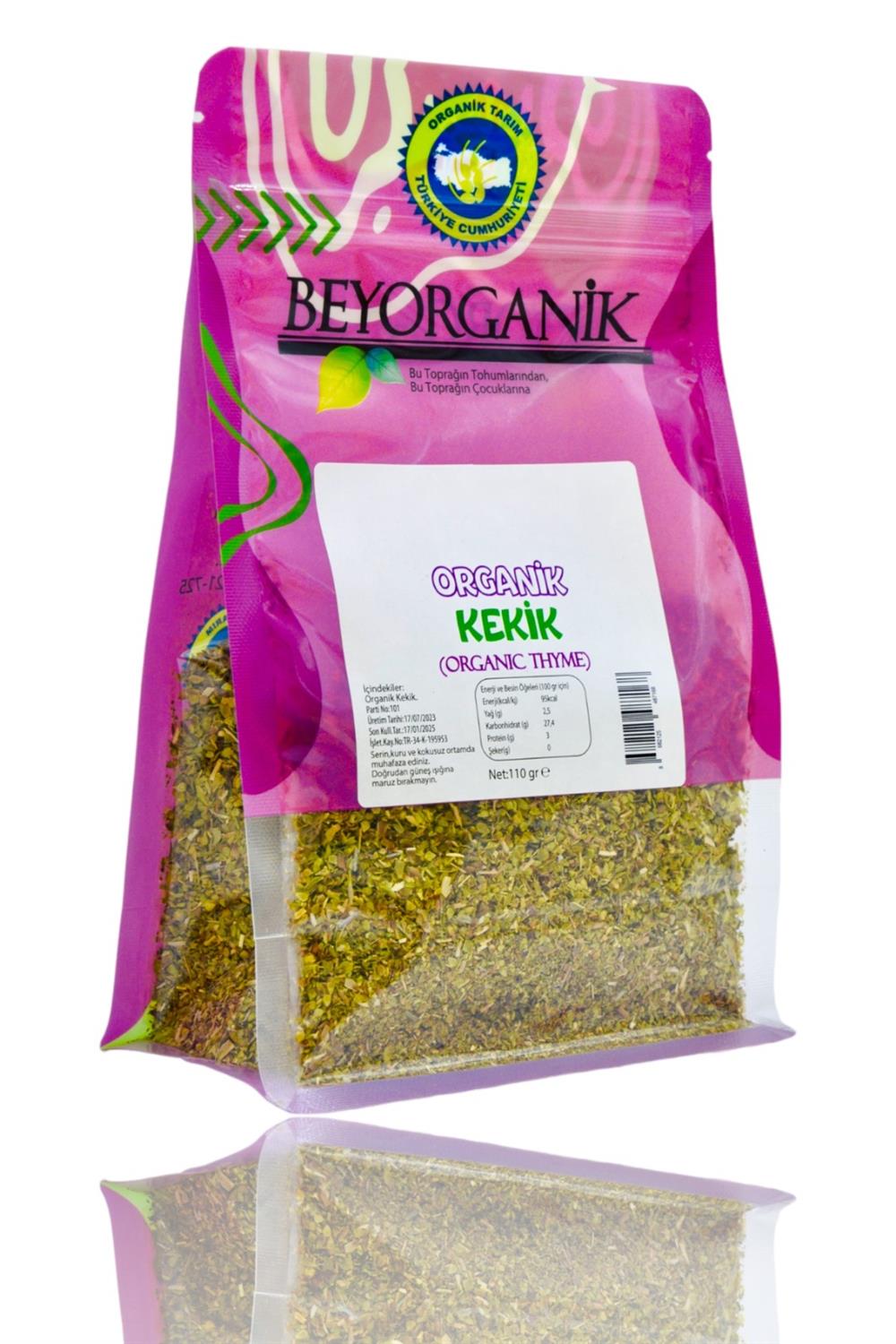 BEYORGANİK-Organik Kekik 110gr-12 Adet