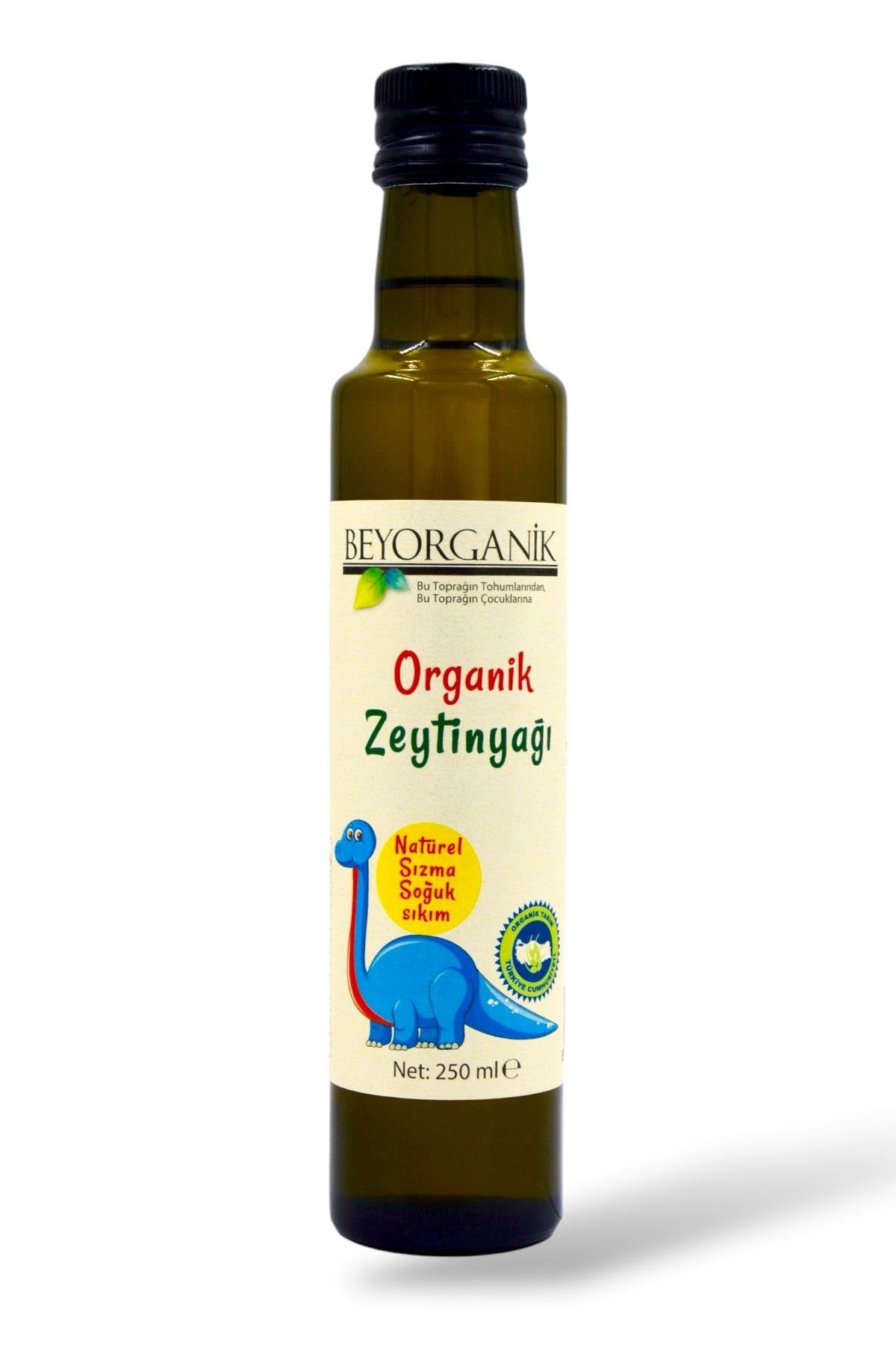 BEYORGANİK-Organik Soğuk Sıkım Sızma Bebek Zeytinyağı 250ml-12 Adet