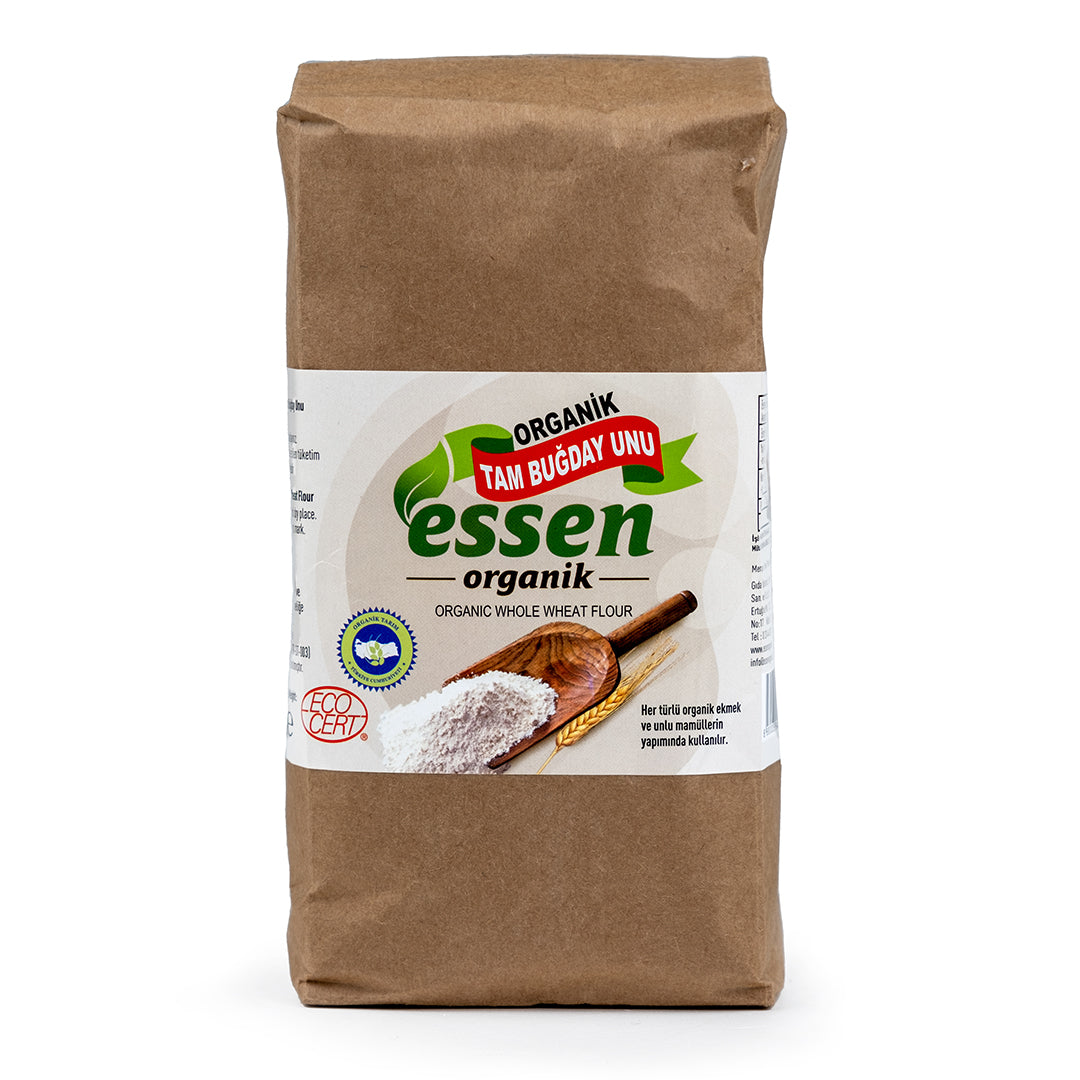 ESSEN - Organik Tam Buğday Unu 1000 Gr - 12 Adet