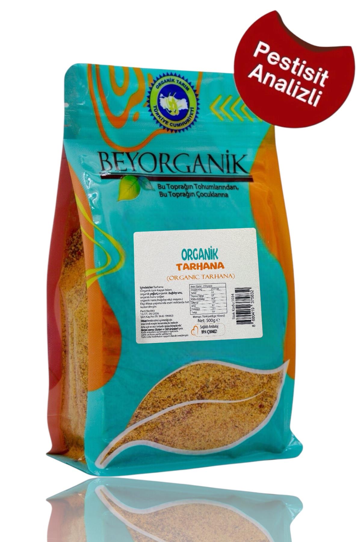 BEYORGANİK-Organik Tarhana 500gr    (Pestisit ve Aflatoksin Analizli)-12 Adet