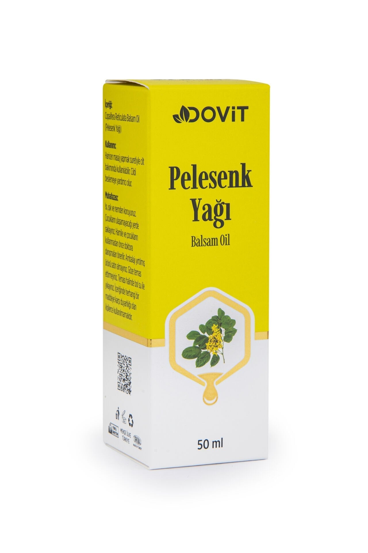 DOVİT PLESENK YAĞI 50 ML(SOĞUK SIKIM)-12 Adet