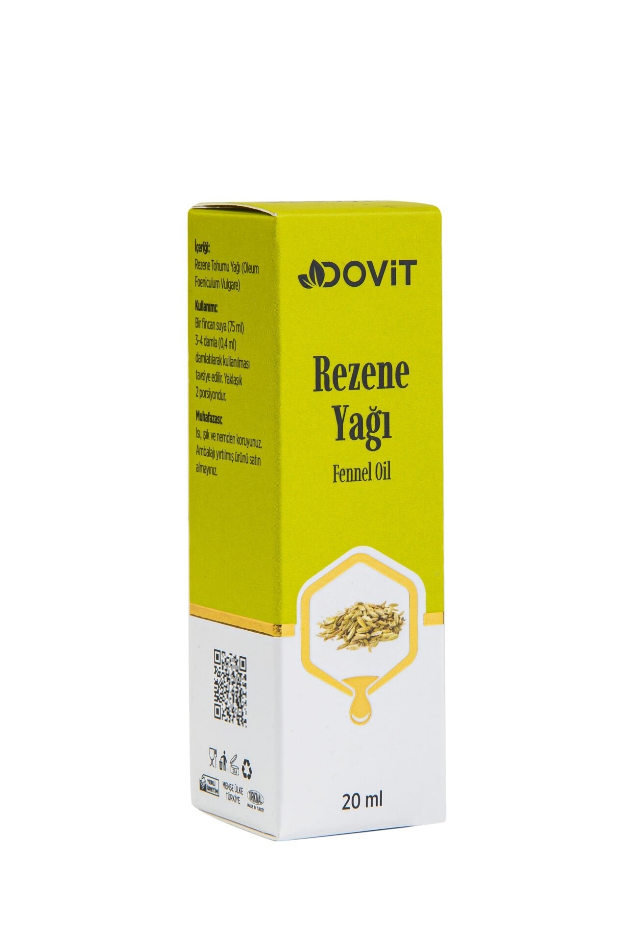 DOVİT REZENE YAĞI 20 ML (DİSTİLASYON)-12 Adet