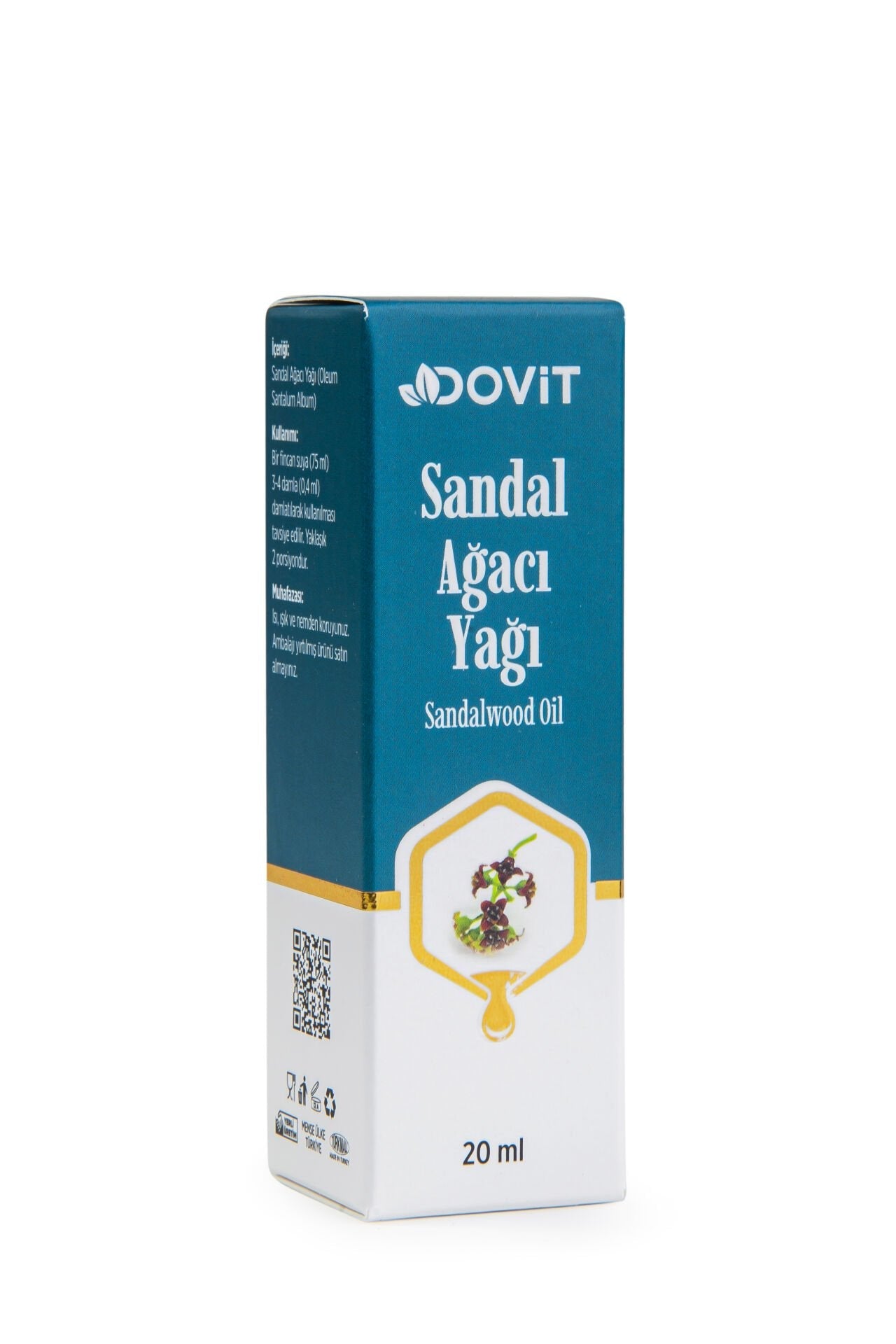 DOVİT SANDAL AĞACI YAĞI 20 ML (DİSTİLASYON)-12 Adet