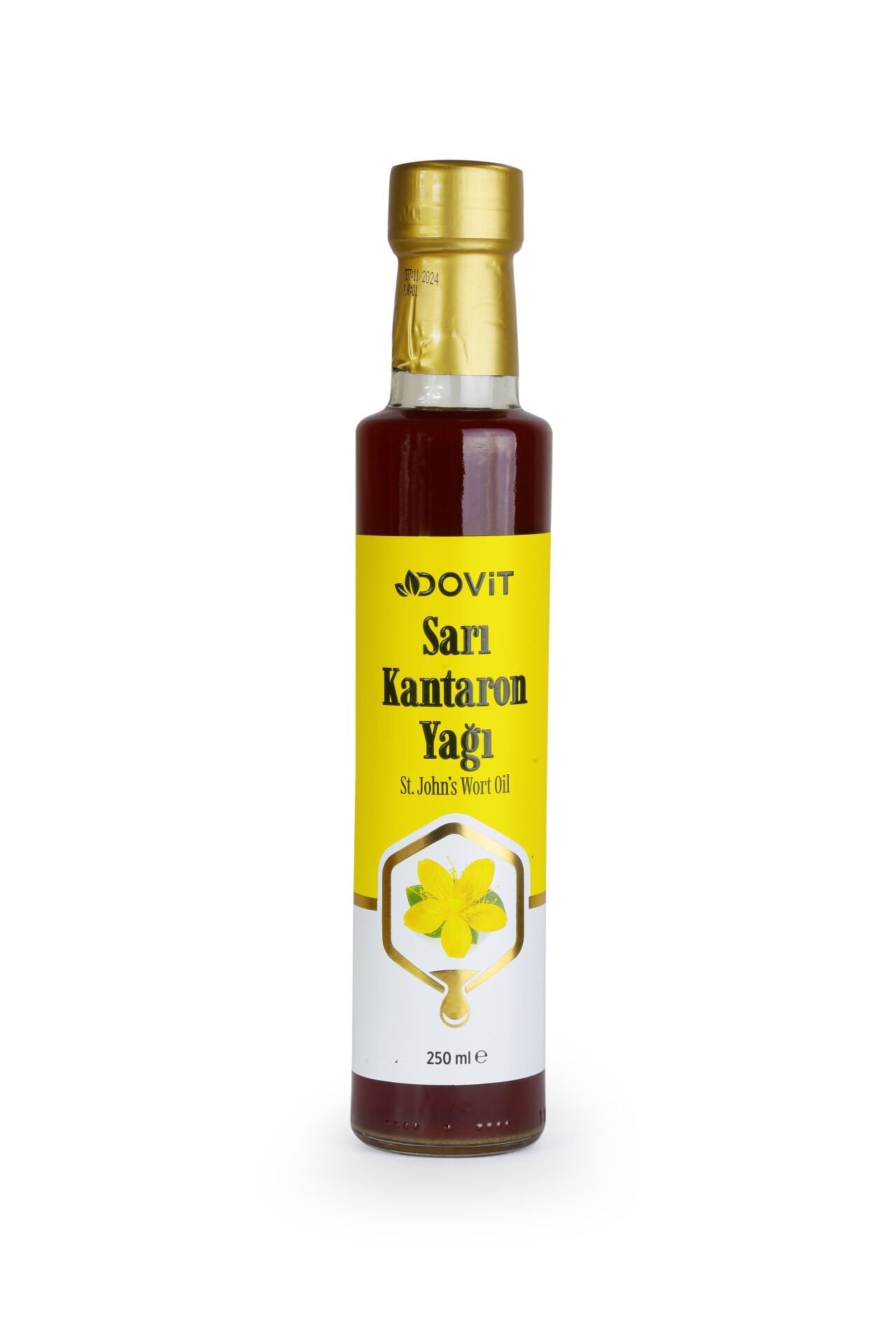 DOVİT SARI KANTARON YAĞI 250 ML (MASERASYON)-12 Adet