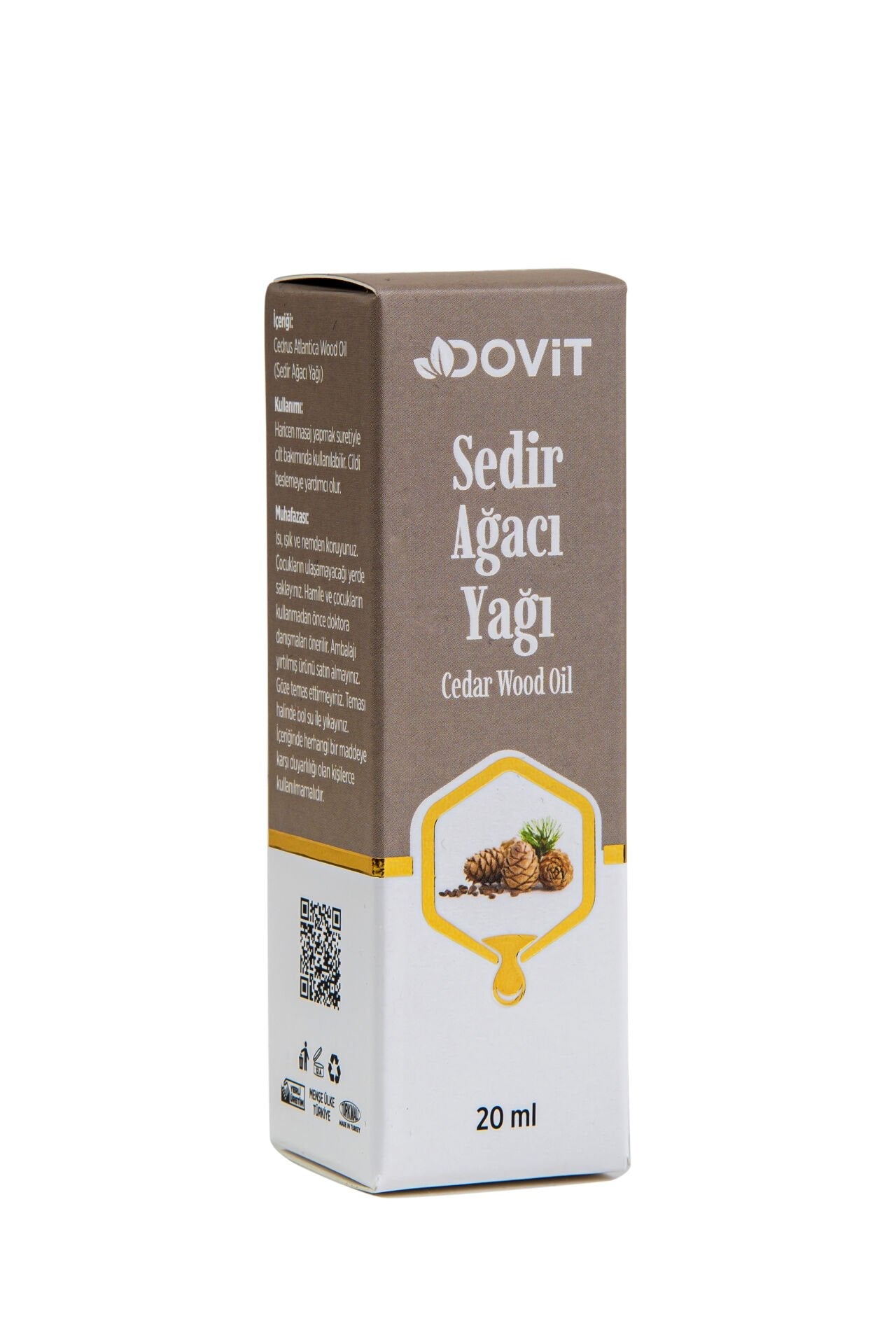 DOVİT SEDİR AĞACI YAĞI 20 ML (DİSTİLASYON)-12 Adet