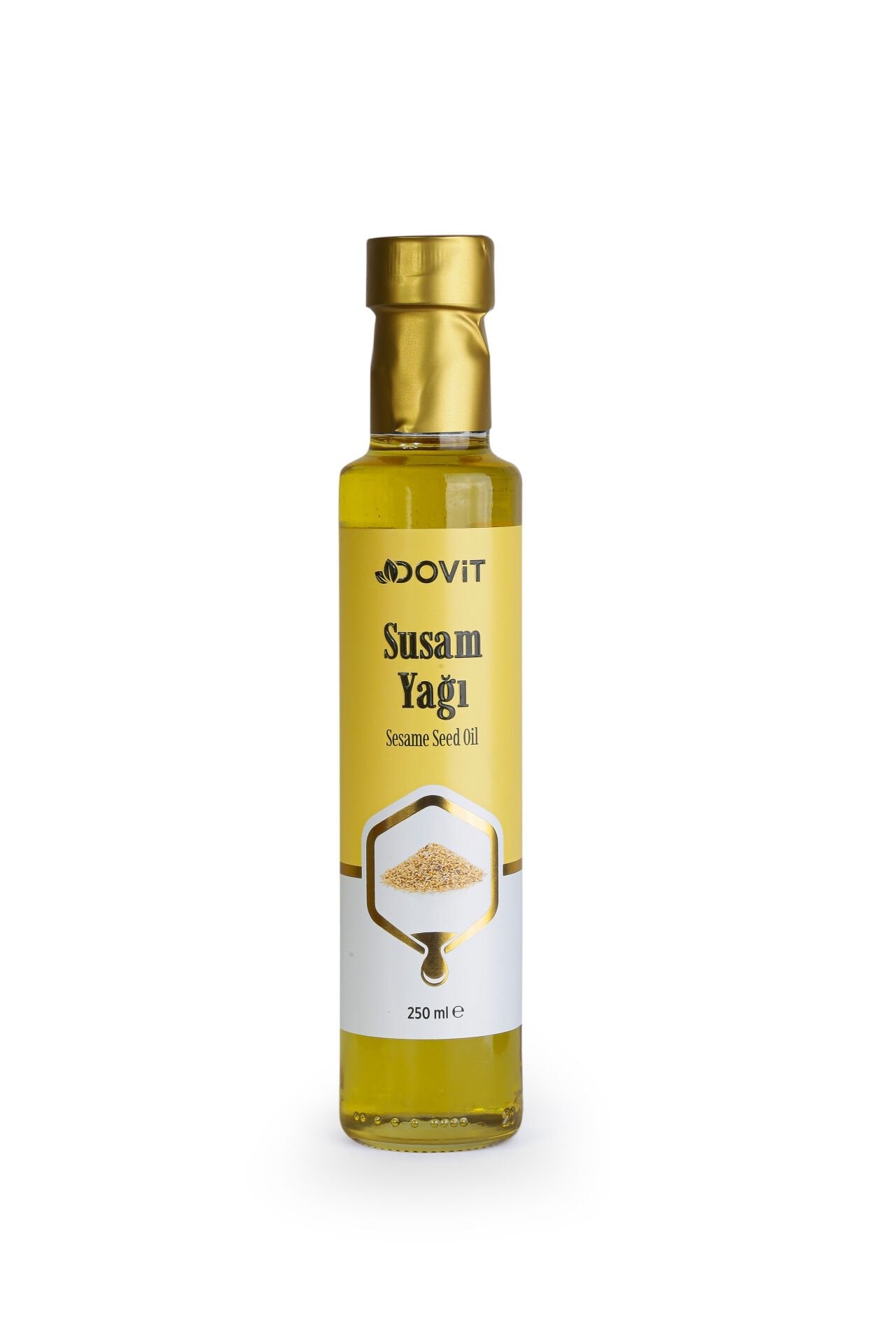 DOVİT SUSAM YAĞI 250 ML (SOĞUK SIKIM)-12 Adet