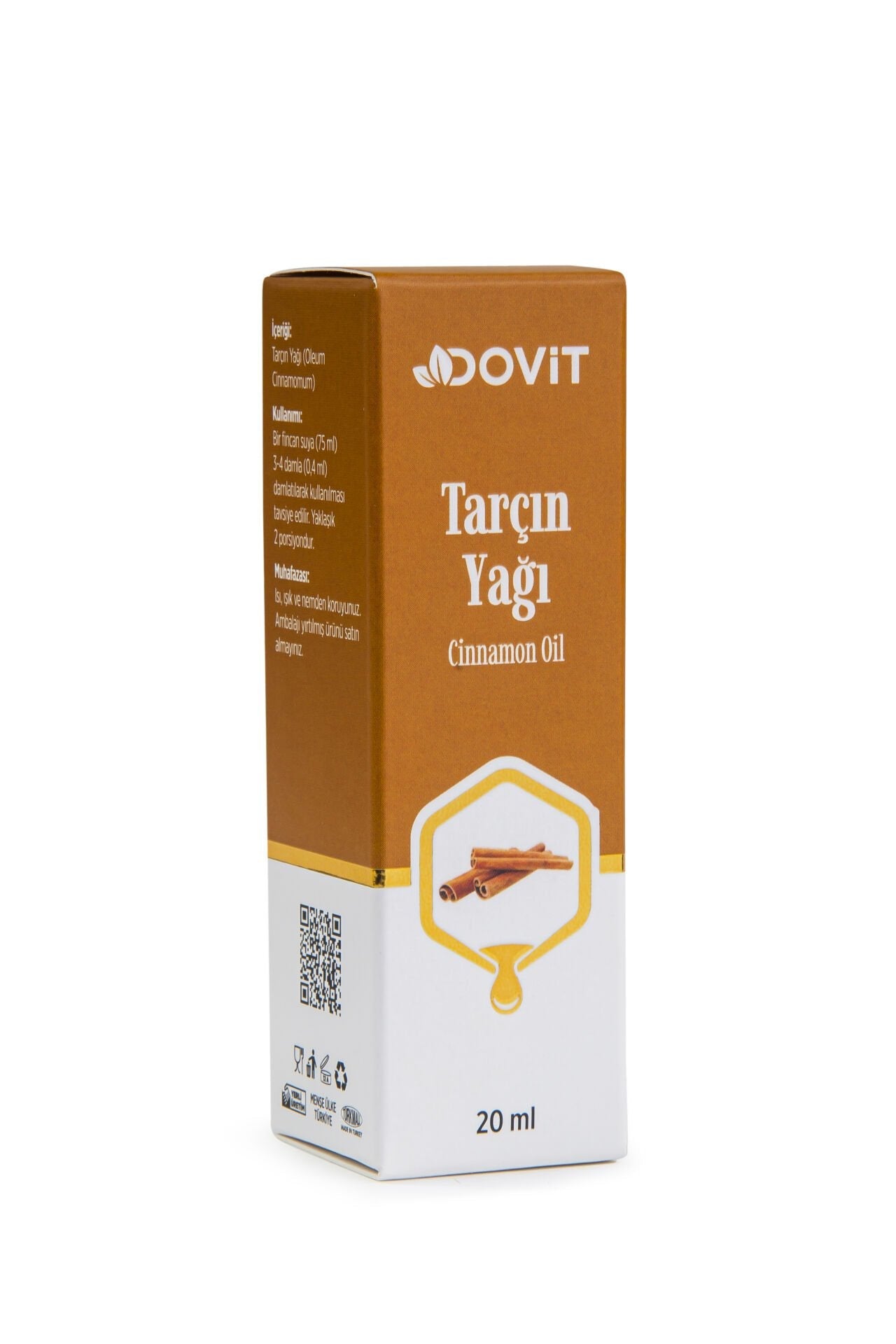 DOVİT TARÇIN YAĞI 20 ML (DİSTİLASYON)-12 Adet