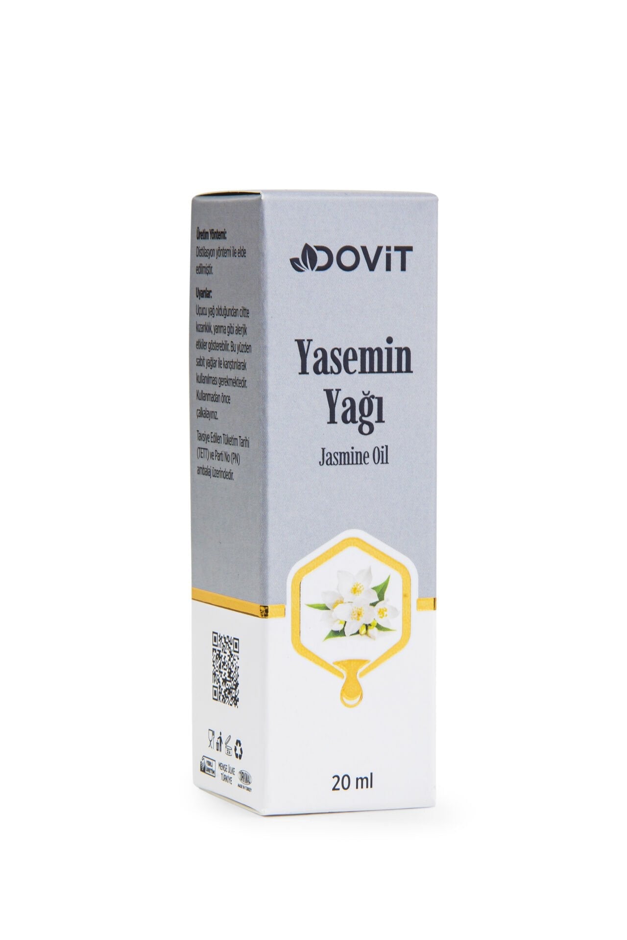 DOVİT YASEMİN YAĞI 20 ML (DİSTİLASYON)-12 Adet